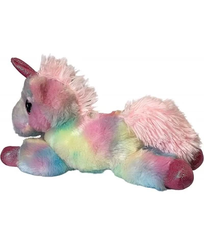 Unicorn Stuffed Animal Unicorn Toys for Girls and Boys 12-Inch Lying Unicorn Plush - Rainbow Pink $23.44 Stuffed Animals & Te...