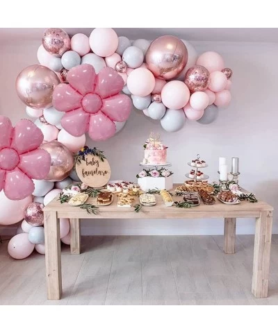 Birthday Party Decorations Flower Party Balloons Supplies Kids Happy Birthday Decorations (Pink) $14.71 Kids' Party Decorations