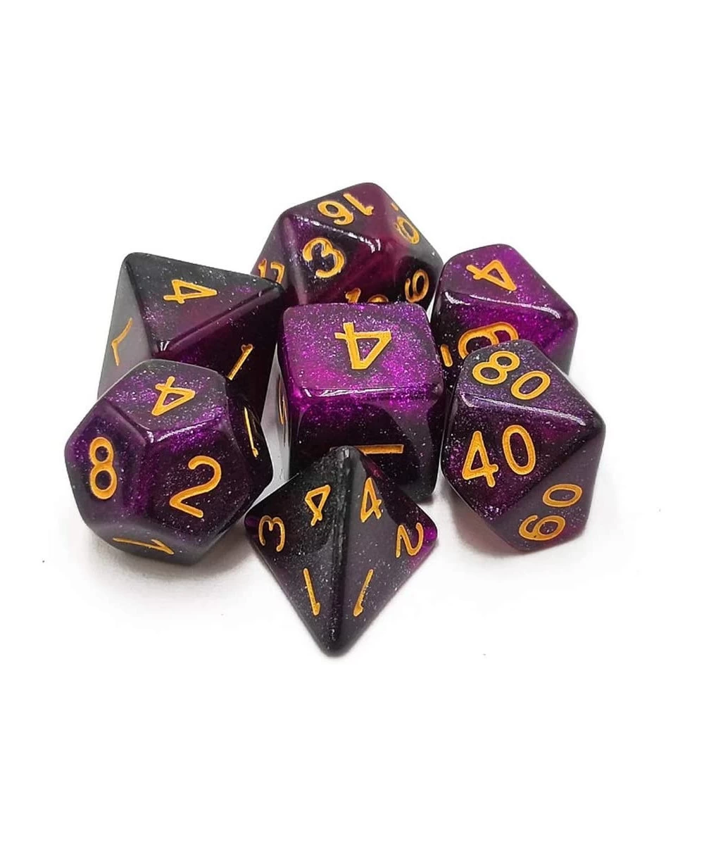 1 Set Polyhedral Dice Set Polyhedral 7-Die Dice Set Dice Set Polyhedral Game Dice Set of D4 D6 D8 D10 D% D12 D20 Compatible w...