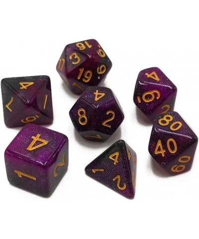 1 Set Polyhedral Dice Set Polyhedral 7-Die Dice Set Dice Set Polyhedral Game Dice Set of D4 D6 D8 D10 D% D12 D20 Compatible w...