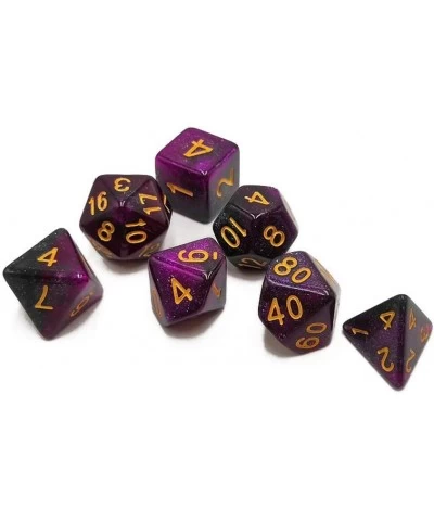 1 Set Polyhedral Dice Set Polyhedral 7-Die Dice Set Dice Set Polyhedral Game Dice Set of D4 D6 D8 D10 D% D12 D20 Compatible w...