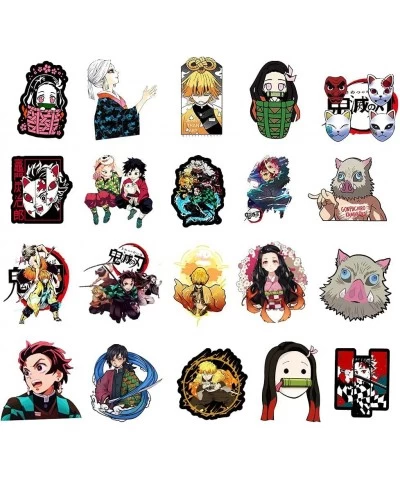 Demon Slayer Stickers 100 Pack Anime Sticker Cartoon Christmas Gifts for Kids Adults Water Bottles Car Computer Laptop Waterp...