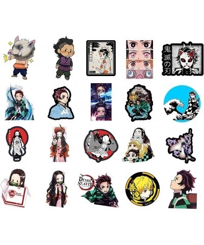 Demon Slayer Stickers 100 Pack Anime Sticker Cartoon Christmas Gifts for Kids Adults Water Bottles Car Computer Laptop Waterp...