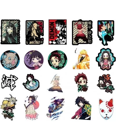 Demon Slayer Stickers 100 Pack Anime Sticker Cartoon Christmas Gifts for Kids Adults Water Bottles Car Computer Laptop Waterp...