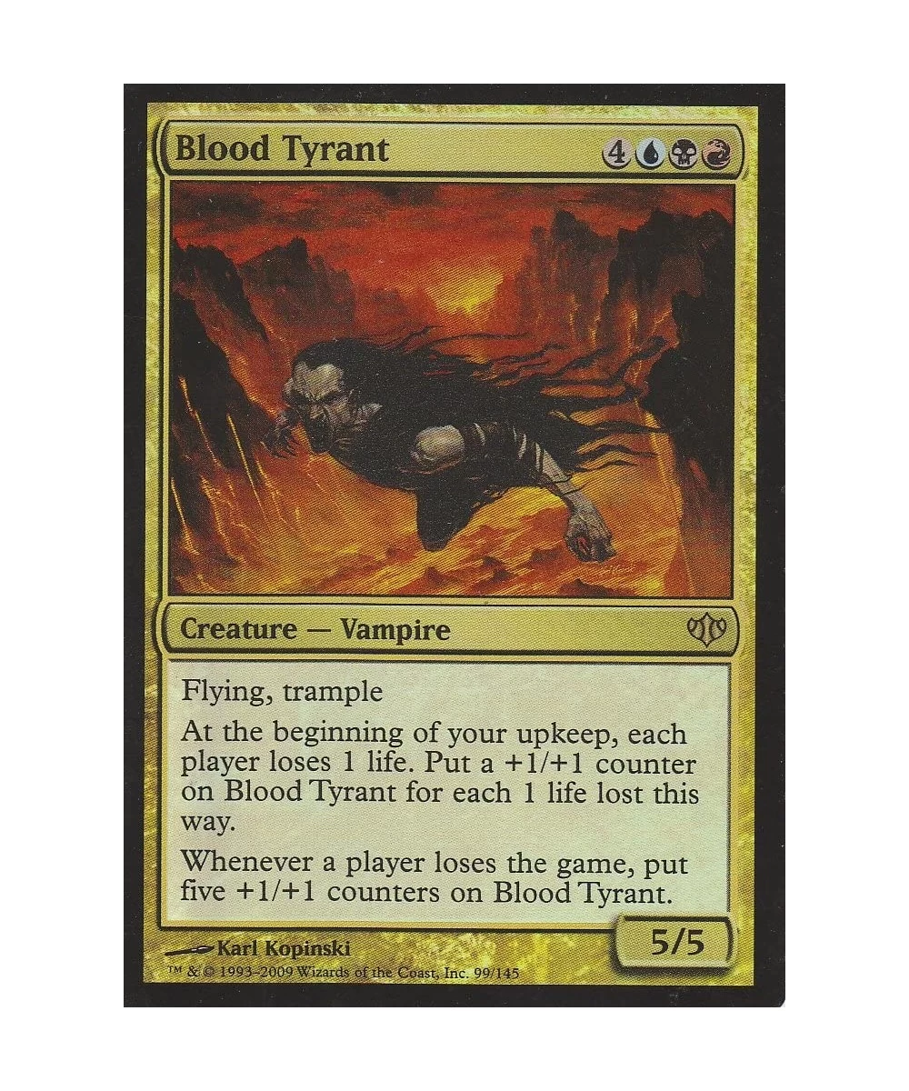 Magic: the Gathering - Blood Tyrant - Conflux - Foil $11.80 Card Games