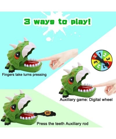 Dinosaur Dentist Game Finger Teeth Toys for Kids Toddler Dinosaur Biting Finger Toys Funny Family Party Tabletop Board Tricky...