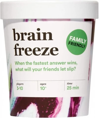 Brain Freeze Family Card Game: The Speak-Before-You-Think Game for All Ages - Family Edition $18.90 Card Games