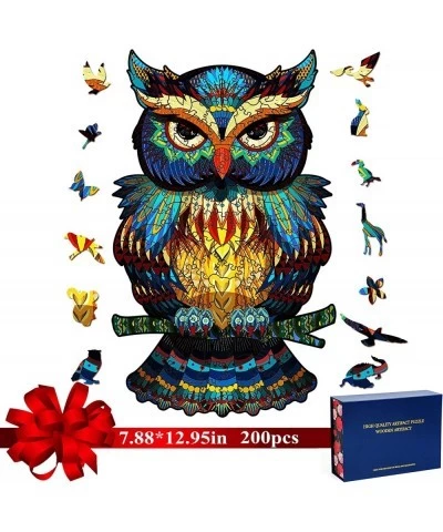 Wooden Puzzles for Adults and Kids Toys Birthday Valentine Men Women Gifts Family Parent Child Games Unique Animal Shape Jigs...