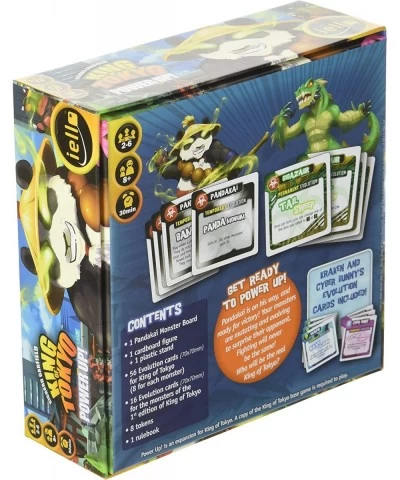 IELLO: King of Tokyo Power Up New Edition Set of Evolution Cards to Power up Your Monsters Included 30 Minute Play Time 2 to ...