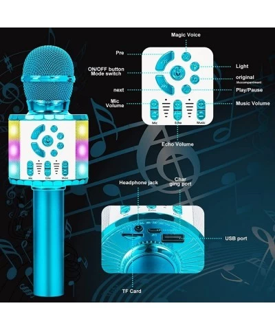 Kids Microphone for 3 4 5 6+ Year Old Boy Girl Birthday Gift Karaoke Machine for Kids Birthday Gifts for 3 4 5 6+ Year Old Gi...