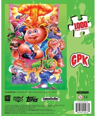 Garbage Pail Kids PuzzlePalooza 1000 Piece Jigsaw Puzzle | 35th Anniversary of GPK | Officially Licensed Garbage Pail Kids Me...