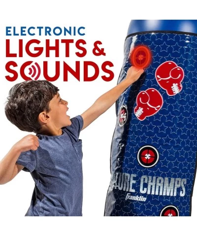 Kids Electronic Boxing Bag - Future Champs Inflatable MMA Kickboxing + Boxing Bag - Toy Youth Equipment for Kids + Toddlers -...