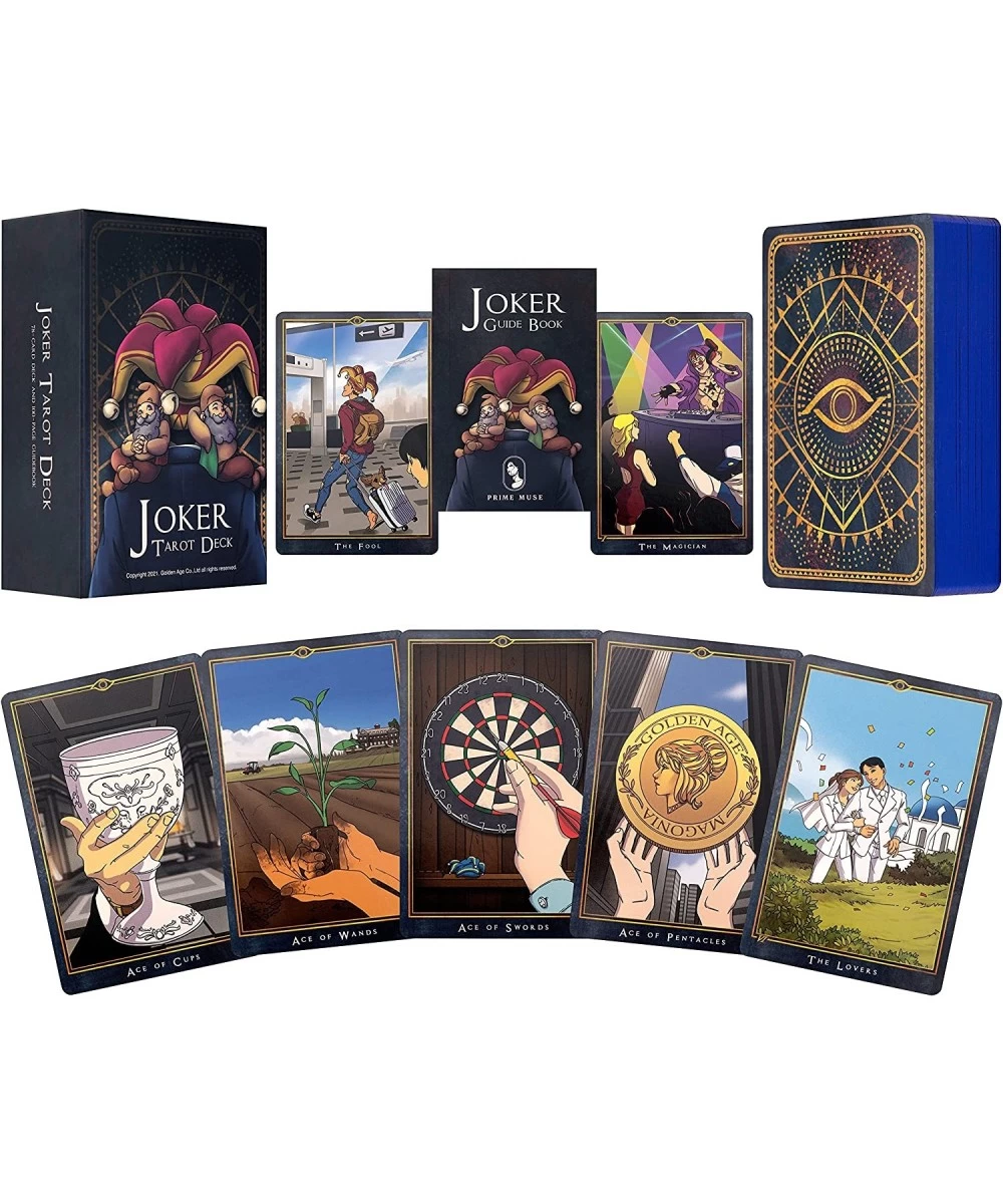 Joker Tarot Cards with Guidebook Set $72.60 Fortune Telling Toys