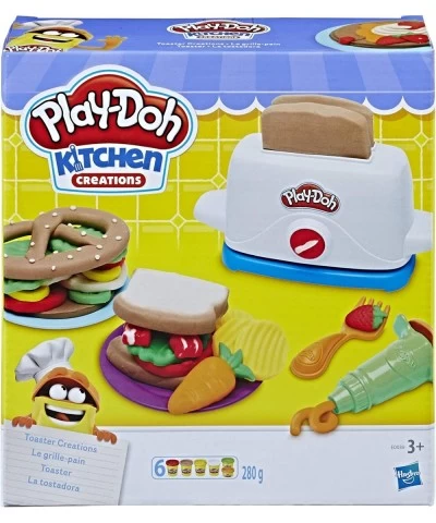 PLAYDOH E0039EU4 Kitchen Toaster Creations Multicolor $32.11 Kids' Art Clay & Dough