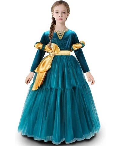 Toddler Girls Merida Costume Princess Dress for Halloween Cosplay $71.35 Kids' Costumes