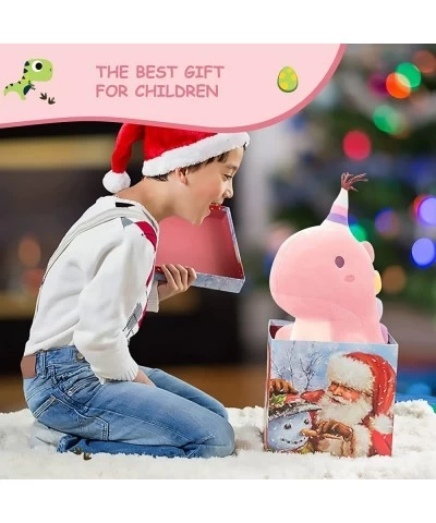 Cute Dinosaur Plush Figure Toys 11.8inch Soft Fat Dino Plushie Toy Dolls Squishy Stuffed Animal Dino Plush for Anxiety Relief...