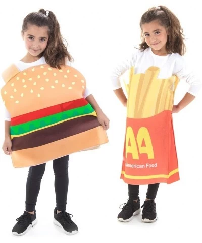 Kids Burger & Fries Best Friends Halloween Costumes Funny Food Suits 2-pk $66.01 Kids' Costumes