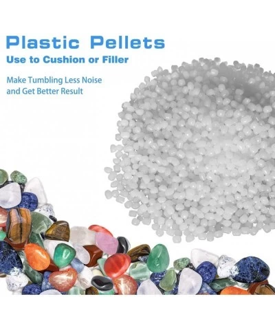 2 LBS Refill Plastic Pellets Rock Tumbling Media for Rock Tumbler Rock Polisher Stone Tumbler Protect and Cushion Fragile Sto...