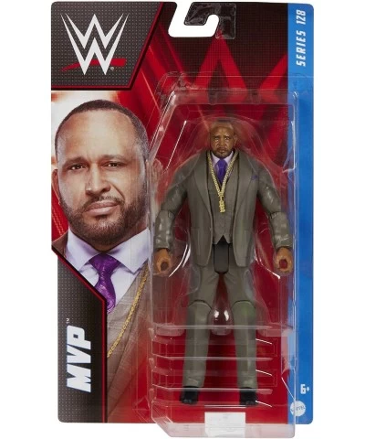 WWE Basic Action Figure MVP Posable 6-inch Collectible for Ages 6 Years Old & Up $21.02 Action Figures