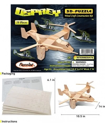 Osprey Wooden 3D Puzzle Construction Kit $16.55 3-D Puzzles