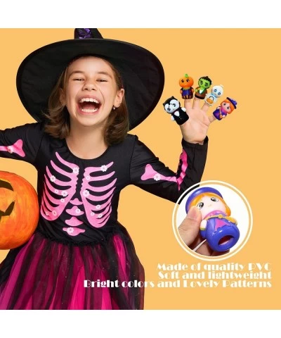 Halloween Finger Puppets for Kids Colorful Finger Hands Party Toys Characters Finger Puppets Set for Toddler Tiny Toys Party ...