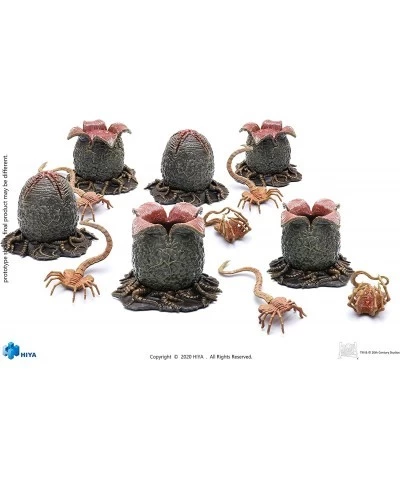 Aliens: Ovomorph & Facehugger 1:18 Scale Action Figure Set Multicolor $56.74 Action Figures