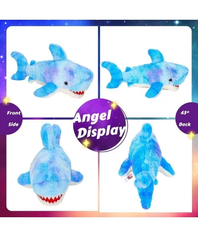 Light Up Shark Stuffed Animal LED Plush Toy with Colourful Night Lights Glow in The Dark Birthday Festival for Kids Boys Girl...