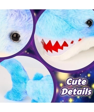 Light Up Shark Stuffed Animal LED Plush Toy with Colourful Night Lights Glow in The Dark Birthday Festival for Kids Boys Girl...