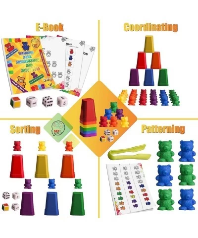 Counting Bears with Matching/Sorting Cups 4 Dice Tweezers and an Activity e-Book. for Toddler Games | Early Childhood Educati...