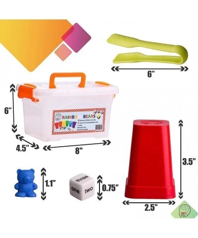 Counting Bears with Matching/Sorting Cups 4 Dice Tweezers and an Activity e-Book. for Toddler Games | Early Childhood Educati...