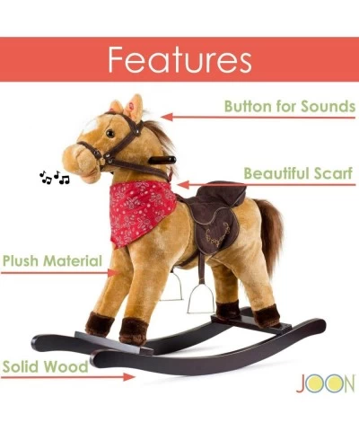 Cowboy Rocking Horse - Tan Brown $141.29 Rocking Horses & Animals