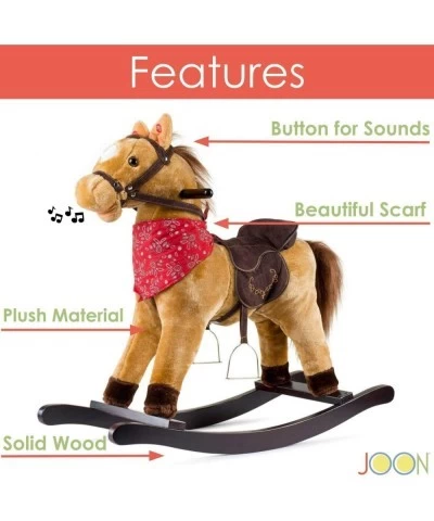 Cowboy Rocking Horse - Tan Brown $141.29 Rocking Horses & Animals