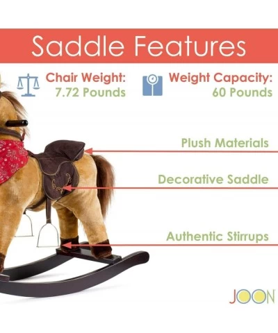 Cowboy Rocking Horse - Tan Brown $141.29 Rocking Horses & Animals