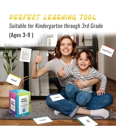 Scholar 520+ Sight Words Educational Flash Cards Preschool (Pre K) Kindergarten 1st 2nd 3rd Grade Homeschool (Kids Ages 3 4 5...