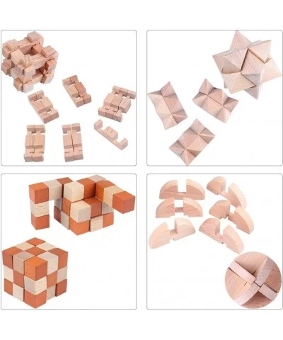 Brain Teaser Puzzle for Kids Adults Puzzle Games Wooden and Metal 3D Unlock Interlocking Puzzle Educational Toy 28Pcs $49.84 ...