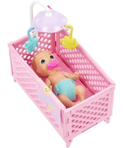 Doll and Accessories Crib Playset with Skipper Doll Baby Doll with Sleepy Eyes Furniture and Themed Accessories Babysitters I...