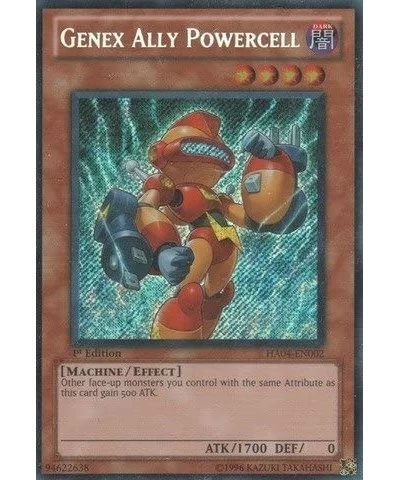 Genex Ally Powercell (HA04-EN002) - Hidden Arsenal 4: Trishulas Triumph - 1st Edition - Secret Rare $12.12 Card Games