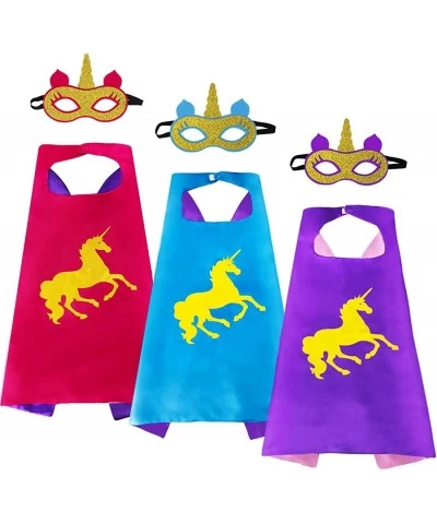 Rainbow Kids Superhero-Capes for Girls Unicorn-Costume and Masks Princess Dress-Up as Birthday Party Favors Gifts $28.12 Kids...