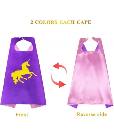 Rainbow Kids Superhero-Capes for Girls Unicorn-Costume and Masks Princess Dress-Up as Birthday Party Favors Gifts $28.12 Kids...