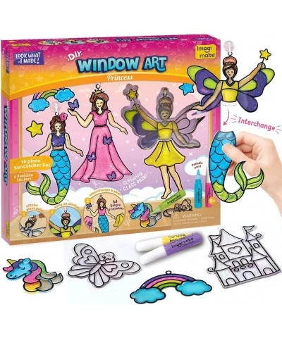 Window Art Princess | Suncatcher Kit | Arts and Crafts for Kids Ages 6-8 | Girls Toys Age 6-8 | Unicorn Gifts for Girls Age 6...