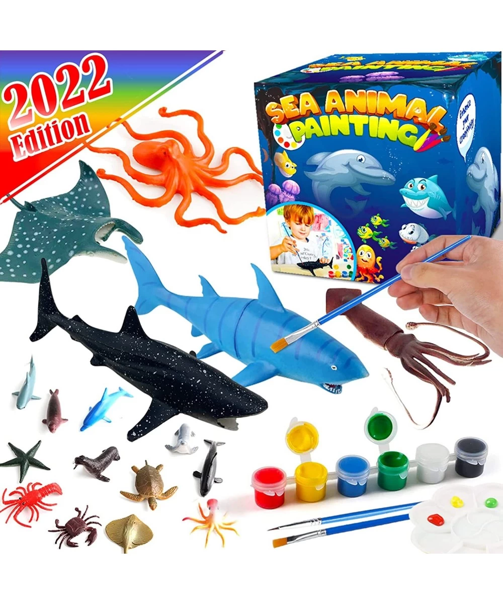 Kids Crafts and Arts Set Painting Kit - Ocean Sea Animal Toys Art and Craft Supplies Party Favors for Boys Girls Age 4 5 6 7 ...