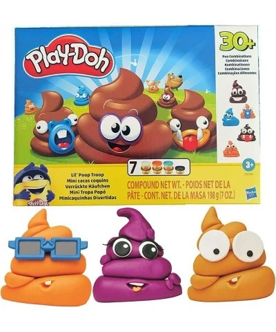 Lil' Poop Troop 7 cans 30+ Poo Combinations $25.91 Kids' Art Clay & Dough