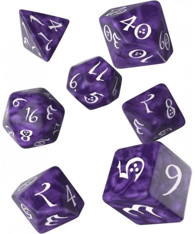 QWOCLE1B Classic RPG Dice Set Lavender/White (7) Multi-Coloured $16.58 Game Accessories