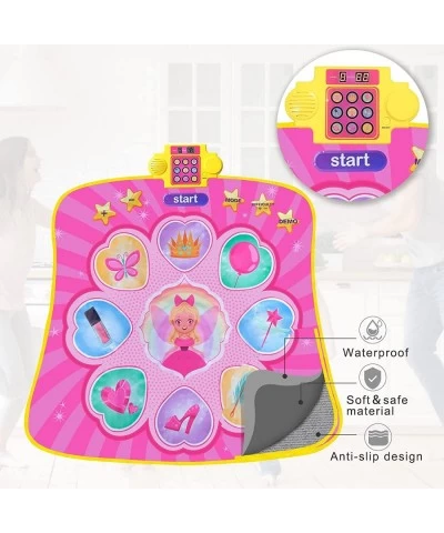 Dance Mat Dance Mixer Rhythm Step Play Mat Dance Game Toy Gift for Kids Girls Boys Dance Pad with LED Lights for Chirdren Chr...