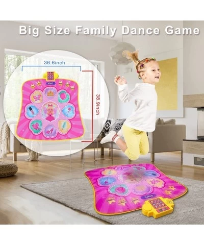 Dance Mat Dance Mixer Rhythm Step Play Mat Dance Game Toy Gift for Kids Girls Boys Dance Pad with LED Lights for Chirdren Chr...