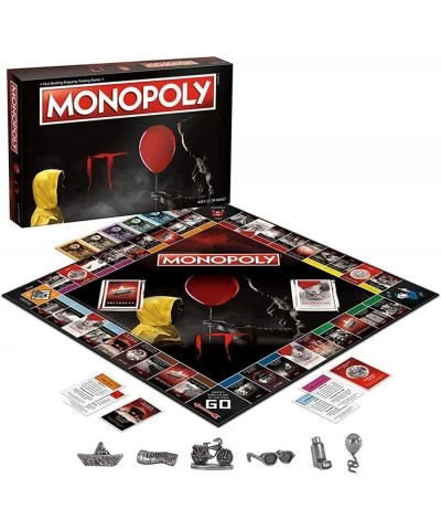 Monopoly IT Board Game | Based on The 2017 Drama/Thriller IT | Officially Licensed IT Merchandise | Themed Classic Monopoly G...