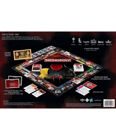 Monopoly IT Board Game | Based on The 2017 Drama/Thriller IT | Officially Licensed IT Merchandise | Themed Classic Monopoly G...