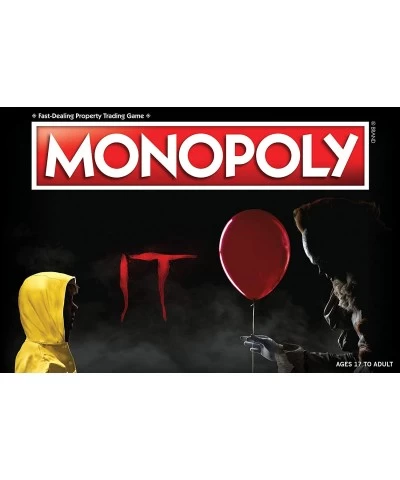 Monopoly IT Board Game | Based on The 2017 Drama/Thriller IT | Officially Licensed IT Merchandise | Themed Classic Monopoly G...