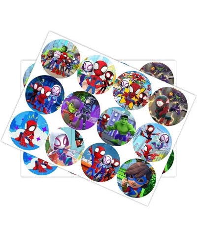 120 Pcs Spiderman Stickers Birthday Party Supplies for Boys and Girls Decorations $18.16 Kids' Stickers