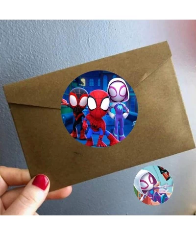 120 Pcs Spiderman Stickers Birthday Party Supplies for Boys and Girls Decorations $18.16 Kids' Stickers